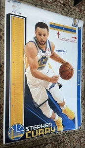Golden State Warriors Stephen Curry Growth Chart Fathead Decal 46x70 - Picture 1 of 3