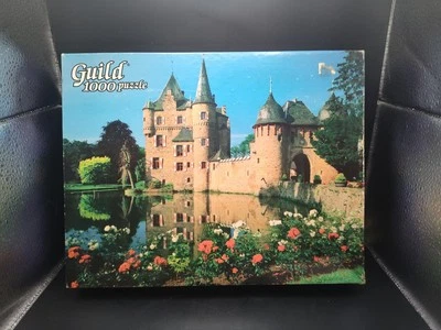 1000pc Puzzle "Satzvey Castle, Germany" Guild 21.5" x 27.5"  Sealed  - 1995 - Image 1 of 3