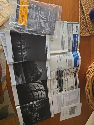 2014 Ford Interceptor Owners Manual Original Set Price Sticker - Image 1 of 4