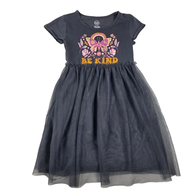 Vestido tutú gris Wonder Nation Be Kind para niña talla M 7/8 Foto 1 de 3