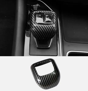 ABS Carbon fiber Gear Shift Knob Cover Trim For Nissan Rogue 2021-2025 - Picture 1 of 8