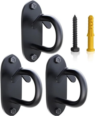 DRAINJH 3-Pack Wall Mount Workout Anchor for Resistance Band, Heavy Duty, BRAND NEW