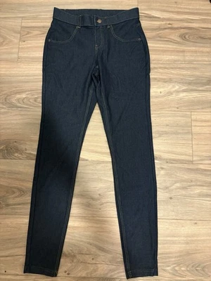 NUEVO CON ETIQUETAS HUE Leggings Denim, Para Mujer Talla S, Cierre de Botón Imitado, TOTALMENTE NUEVOS Foto 1 de 4