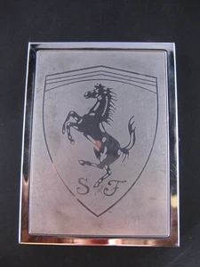 Vintage SJ Silver Tone Cigarette Case - Picture 1 of 5