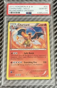 2012 Boundaries Crossed #20 Charizard Holo PSA 10 Card Trusted Seller! GEM MINT! - Picture 1 of 5