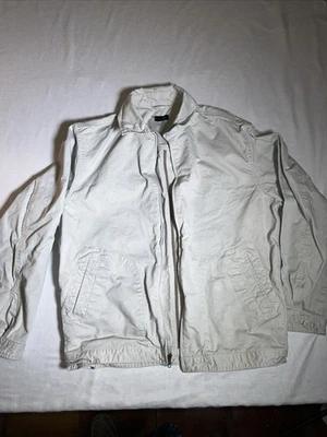 Chaqueta bombardero vintage Izod de lona pesada talla L Foto 1 de 4