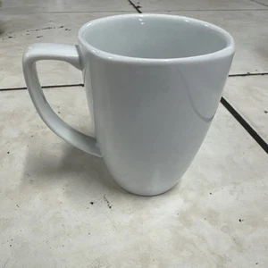 1 Corelle Coordinates WHITE Porcelain Coffee Tea Cup - Picture 1 of 5