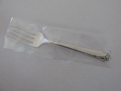 Tenedor de ensalada vintage de plata esterlina "Damask Rose" de Heirloom Sterling Foto 1 de 4