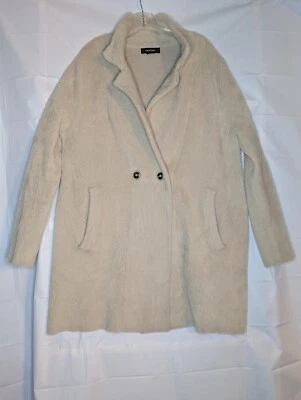 Abrigo Suéter Karen Kane Stone Doble Pecho Con Bolsillos Hecho a Presión EE. UU. Talla L Foto 1 de 4