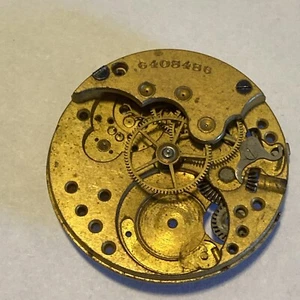 Elgin Pocket Hunters Parts Movement 0 Size 7 Jewel Grade 109 Mod 1 Class 60 1896 - Picture 1 of 8