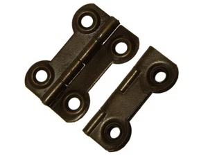 Paar 38 mm x 28 mm Scharniere Schmetterling verziert Antik Effekt Fb 20 Paar - Bild 1 von 1