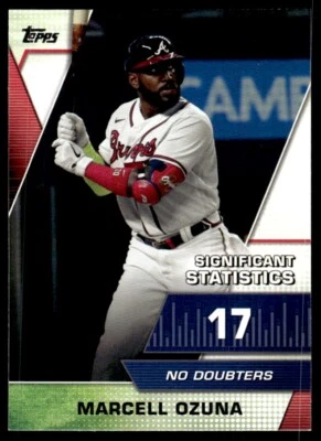 2021 Topps Series 2 Significant Statistics Marcell Ozuna Atlanta Braves #SS-15 - Image 1 of 2