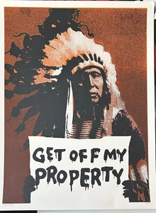 Get off My Property Art Print 26 x 20 by Brian Methe - Picture 1 of 1