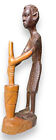African Wooden Statue Hand Carved Vintage Tribal Art Man Figurine Sculpture