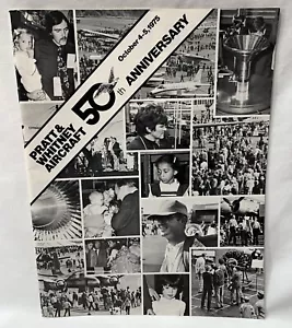 1975 Pratt & Whitney 50th Anniversary Celebration Brochure Rentschler Field 36pg - Picture 1 of 7