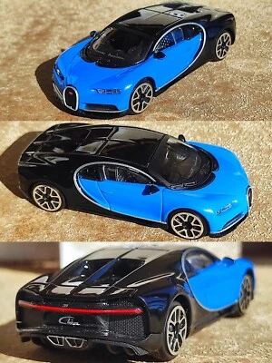 1/43 BUGATTI CHIRON voiture miniature collection jouet idée cadeau non veyron  - Photo 1/4