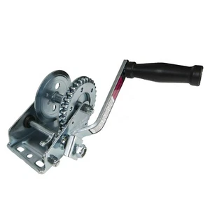 Zinc Plated Single Speed Trailer Winch 1400 lbs - Picture 1 of 3