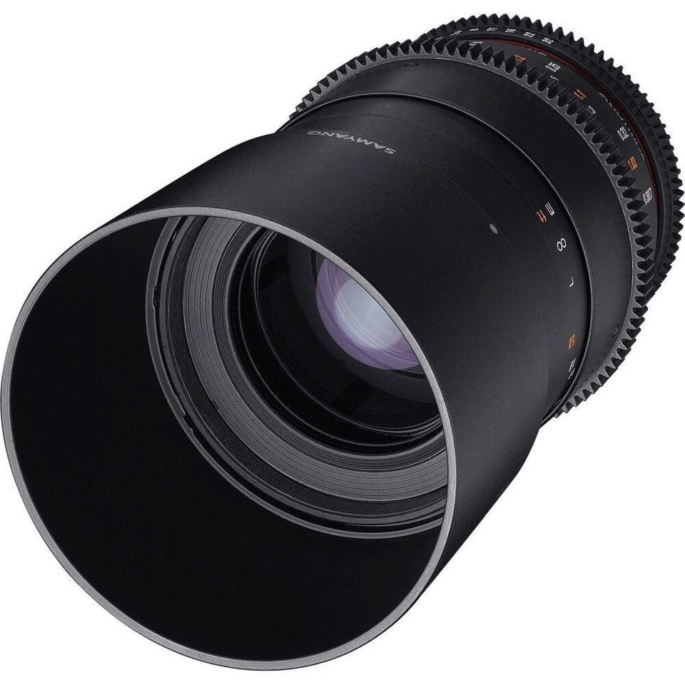 Samyang 100mm T3.1 VDSLRII Cine Lens for Canon EF Mount With Macro