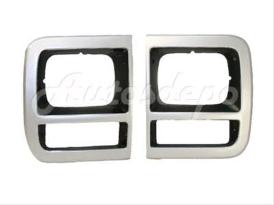 Se adapta a furgoneta 1992-1996 G10 G20 G30 faro recto único bisel de puerta Slv/Arg Lh & Rh Foto 1 de 3