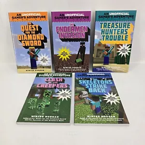 Unofficial Gamer's Adventure Series 5 Book Lot Volumes 1, 3, 4, 5, 6 - Picture 1 of 11