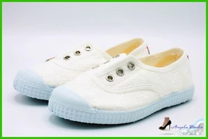 Cienta Zapatos de Niña SNEAKERS Para Niñas Blancas Tenis Chica Niña Slip En - Bild 1 von 9