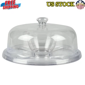 Acrylic Multi-functional 5 in 1 Cake Dome Shatter & Odor Resistant for Everyday - Picture 1 of 8