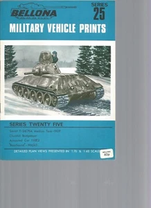 BELLONA - MILITARY VEHICLE PRINTS N°25 - SOVIET T-34/76A MEDIUM TANK - 1939  - Imagen 1 de 1