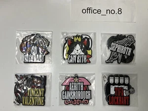 Final Fantasy Ⅶ Rebirth Rubber Charm Key Chain set Vincent Tifa Aerith Sephiroth - Picture 1 of 8