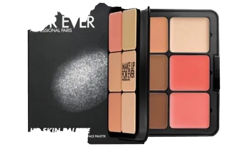 MAKE UP FOR EVER HD SKIN ALL IN ONE FACE PALETTE CREAM FOUNDATION CONCEAL BLUSH - Image 1 of 4