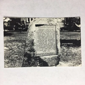 RPPC Commemorating Abraham Lincoln Stephen Douglas Pittsfield Illinois Postcard - Picture 1 of 2