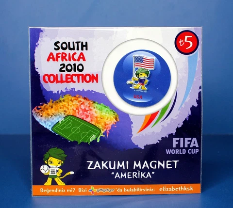 FIFA 2010 South Africa World Cup Magnet - USA Cover