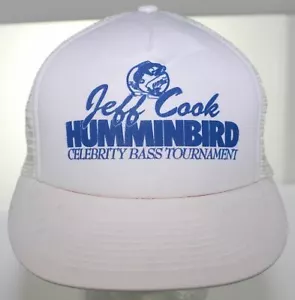 Vintage Jeff Cook Humminbird Celebrity Bass Tournament Trucker Hat Snapback Cap - Picture 1 of 10