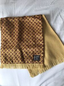 Vintage Scarf Duggie Imperial Mid Century 50s 60s, Yellow evening scarf