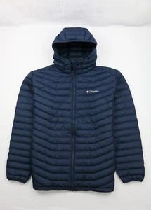 Columbia Men's Westridge 650 Down Hooded Jacket Navy Blue Sz 2X Packable - Picture 1 of 16