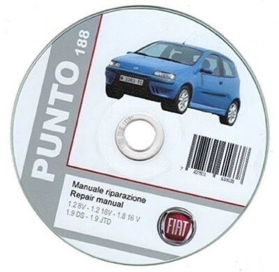 Fiat Punto 2° serie (1999-2003) manuale officina su Cd - Immagine 1 di 2