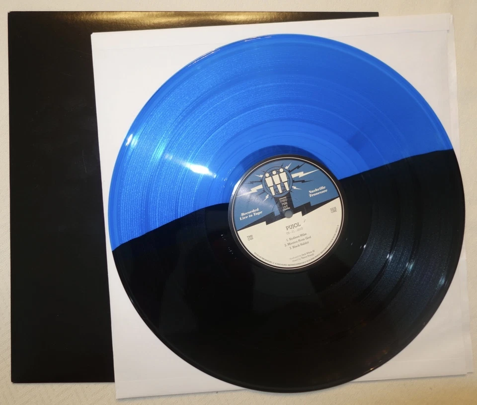 Pujol - Rare Black & Blue Colored LP Live at Third Man Records TMR vinyl record - Image 1 of 1