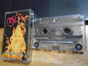 RARE OOP alex Masi 1st CASSETTE TAPE Fire in the Rain 1987 METAL Sound Barrier ! - Picture 1 of 2
