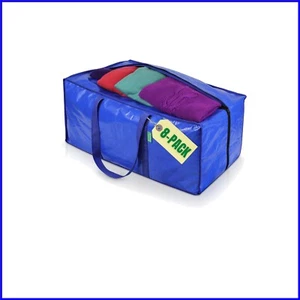 Jumbo 8-Pack Heavy-Duty Moving Bags - Versatile Storage Totes for Packing - Picture 1 of 8