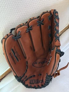 Wilson A700 12 1/2 A0702 XLC Rechtshand braun Leder Baseball Handschuh Doppelscharnier - Bild 1 von 5