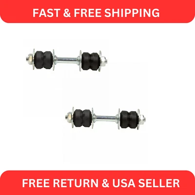 Front Sway Bar Link Kit Pair Set of 2 for Volvo 740 745 760 780 940 960 - Image 1 of 4