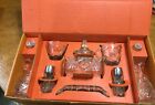 11 PC ANCHOR HOCKING  EARLY AMERICAN PRESCUT TABLE SERVICE SET