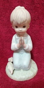 Lefton China~ The Christopher Collection~ 5" PRAYING BOY~ 03849~ 1982 God thanks - Picture 1 of 12