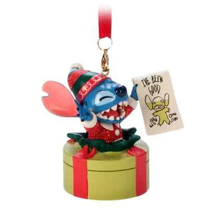 Disney Stitch Holiday Elf Sketchbook Christmas Ornament 2024 Lilo & Stitch - Picture 1 of 3