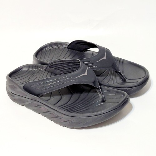 Sandali infradito Hoka One One Ora recupero nero scuro gabbiano tanga Wms 9US Mns 7