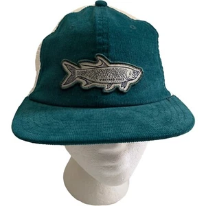 Truckermütze Kappe Vineyard Vines Tarpon Patch Cord verstellbar Druckknopflasche neu - Bild 1 von 13