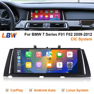 Android Auto 10.25'' Touch Screen Stereo For BMW 7 Series F01 F02 2009-2012 CIC - Picture 1 of 12