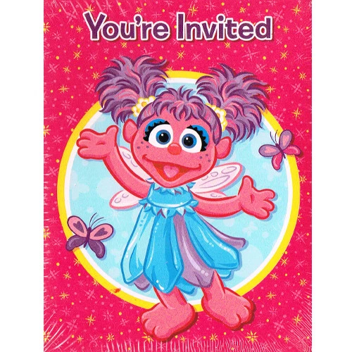 ABBY CADABBY INVITA Y NOTAS DE AGRADECIMIENTO ~ Suministros para fiestas de cumpleaños Papelería Foto 1 de 1