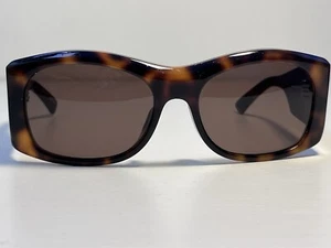 Balenciaga Unisex Sonnenbrille Oversized Rechteck Havanna BB0002S-002 63 - Bild 1 von 9