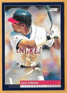 LUIS POLONIA ANGELS #45 - SCORE NM-MT 1994 - Picture 1 of 2