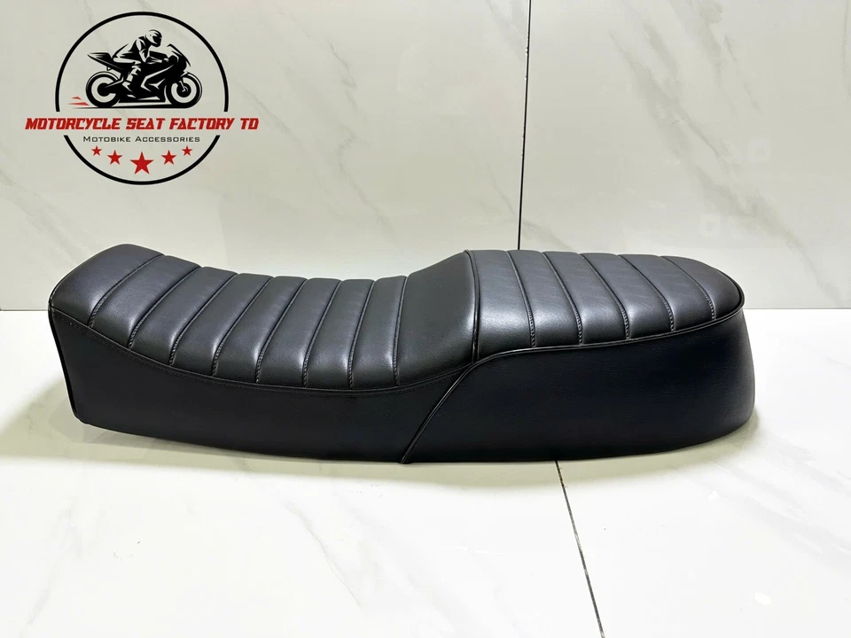 Honda CB550F Super Sport 1975 1976 1977 Cafe Racer Seat Low Profile Metal Black. - Image 1 of 4